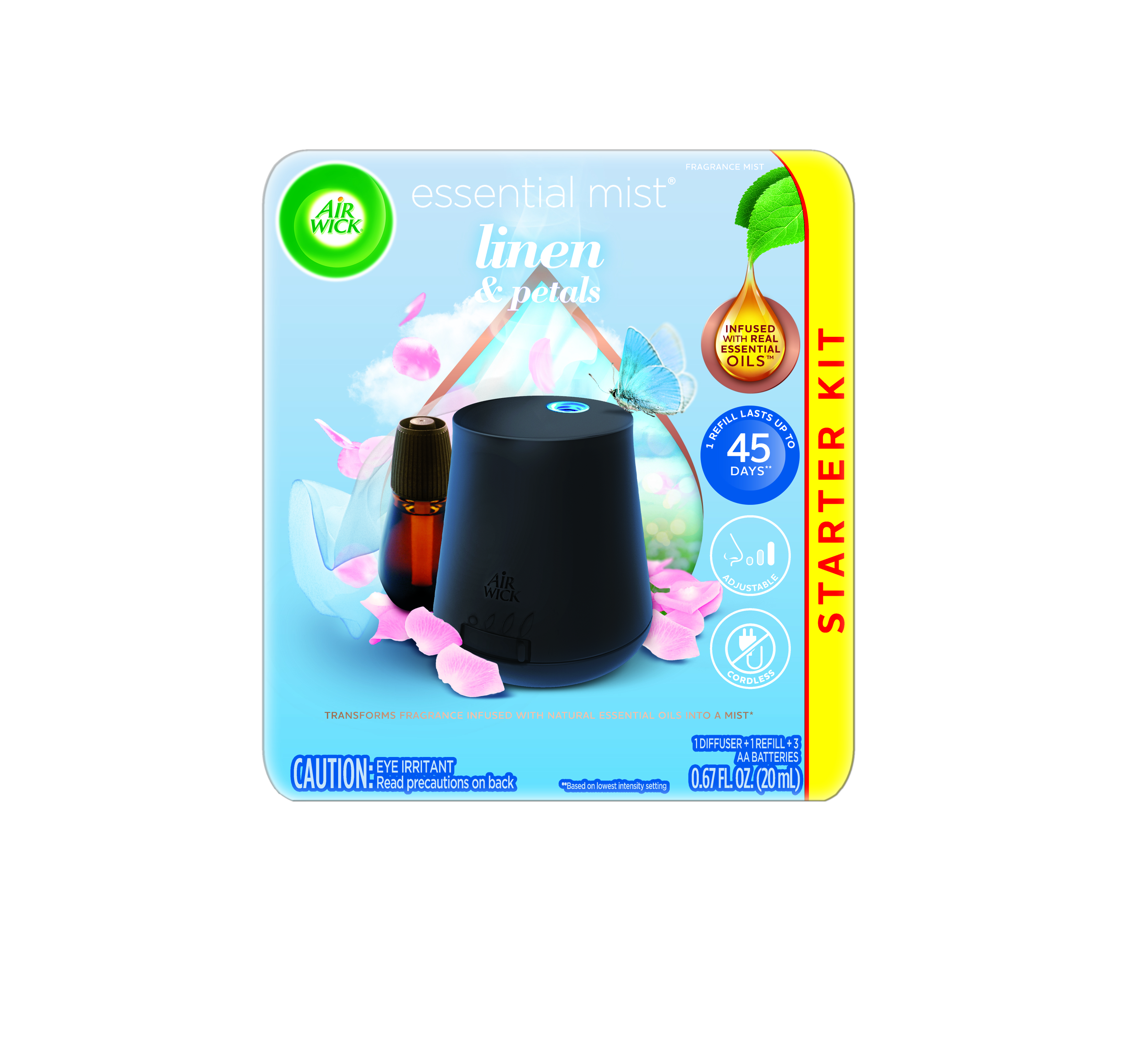 AIR WICK® Essential Mist - Linen & Petals - Kit (Canada)